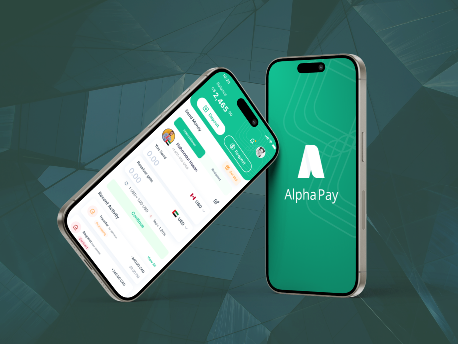 Finance Mobile App _UI UX design, Flutter App Development