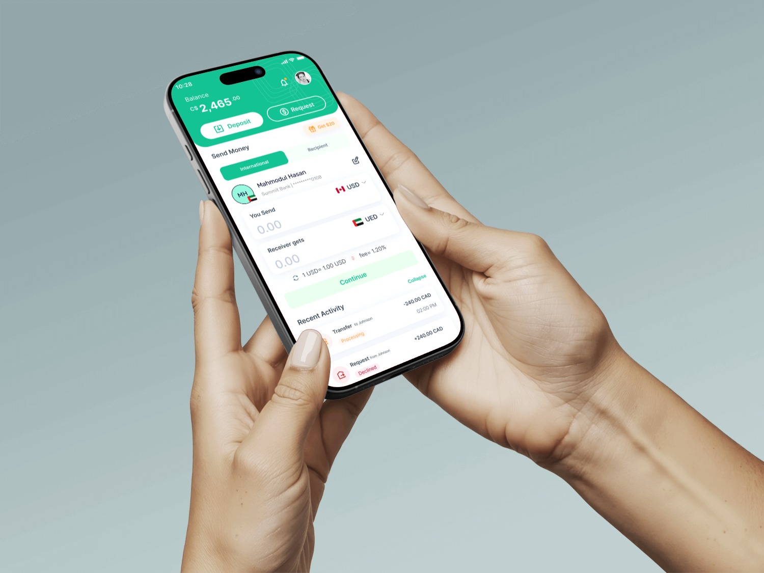 Finance App Ui UX Design case 1