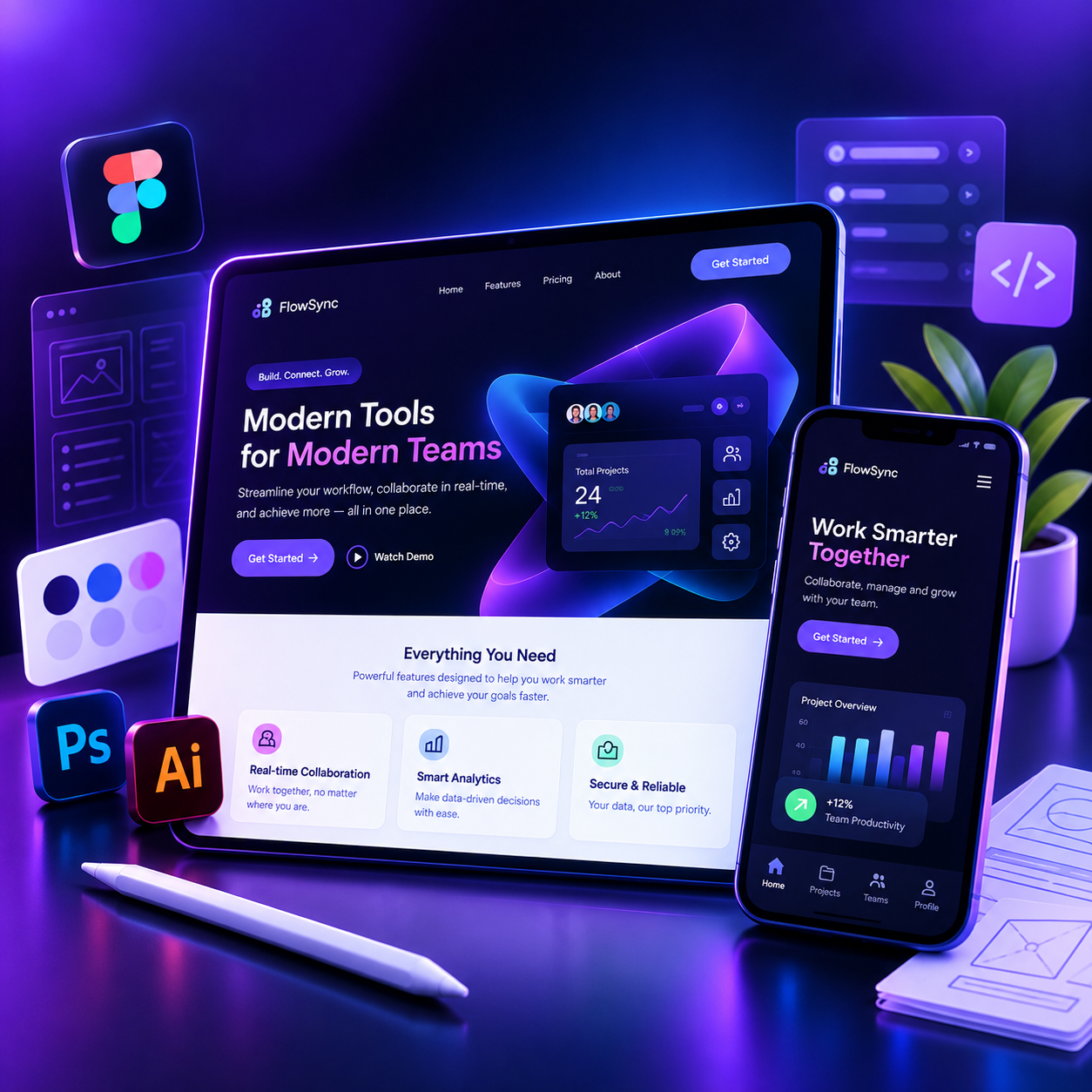 UI UX Design, Branding Design